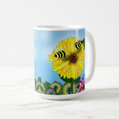 Mug Cute Bee Couple (Devant droit)