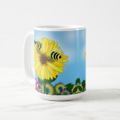 Mug Cute Bee Couple (Devant gauche)