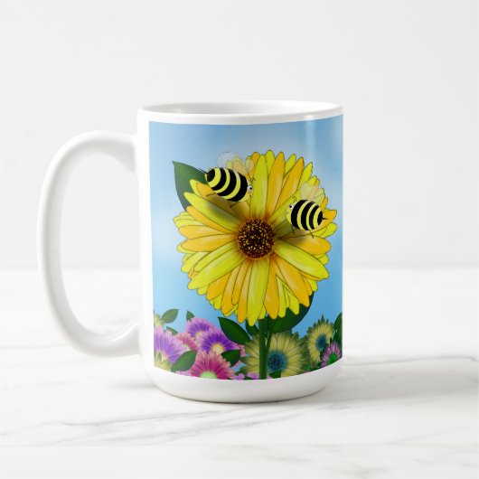 Mug Cute Bee Couple (Gauche)