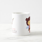 Mug Cute Bee Enseignant Merci personnalisé (Centre)