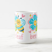 Mug Cute Bee Leaf  Inspirational for Yoga practitioner (Centre)