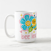 Mug Cute Bee Leaf  Inspirational for Yoga practitioner (Gauche)