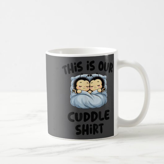Mug Cute Bee Lovers This Is Our Cuddle (Droite)