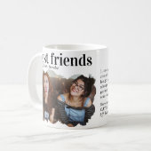 Mug Cute Best Friends BFF Dictionnaire Définition Phot (Devant gauche)
