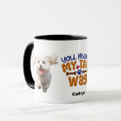 Mug Cute Bichon Frise Chien Vous Faites Mon Wag De Que (Devant gauche)