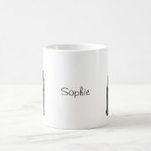 Mug Cute Big Bear with Flowers Custom Name Love Gift (Centre)