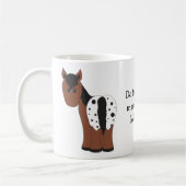 Mug Cute Big Butt Blanket Appaloosa Funny Appy Horse (Gauche)