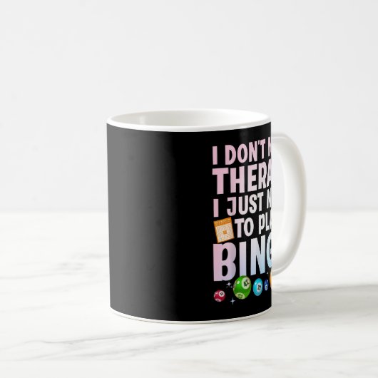 Mug Cute Bingo Nouveauté Pour Hommes Femmes Bingo Love (Devant droit)