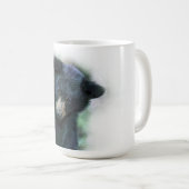 Mug Cute Black Bear Cub Photo Aquarelle (Devant droit)
