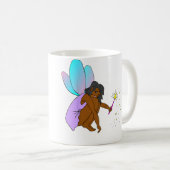 Mug Cute Black Girl Fairy Magic Empowerment Tee (Devant droit)
