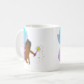 Mug Cute Black Girl Fairy Magic Empowerment Tee (Devant gauche)