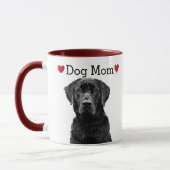 Mug Cute Black Lab Coeur Chien Maman Chiot (Gauche)