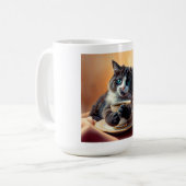 Mug Cute Bleu Oye Kitten (Devant gauche)