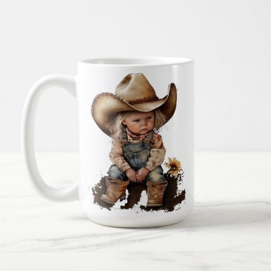 MUG CUTE BLONDE PETITE PAUVRETÉ PAYS FILLE (Gauche)