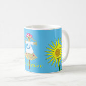 Mug Cute Blonde Pigtails Scarecrow (Devant droit)