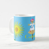 Mug Cute Blonde Pigtails Scarecrow (Devant gauche)