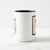 Mug Cute blood Sister word art add monogram (Centre)