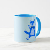 Mug Cute Blue Baby Boy Fox (Devant droit)