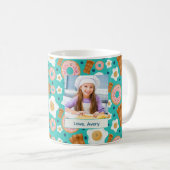 Mug Cute Blue Breakfast Customizable Pastel (Devant droit)
