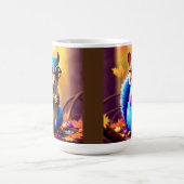 Mug Cute Blue Squirrel with Glasses-56786 (Centre)