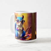 Mug Cute Blue Squirrel with Glasses-56786 (Devant gauche)