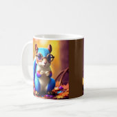 Mug Cute Blue Squirrel with Glasses-56786 (Devant gauche)
