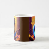 Mug Cute Blue Squirrel with Glasses-56786 (Centre)