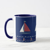 Mug Cute Blue Toy Voilier (Gauche)