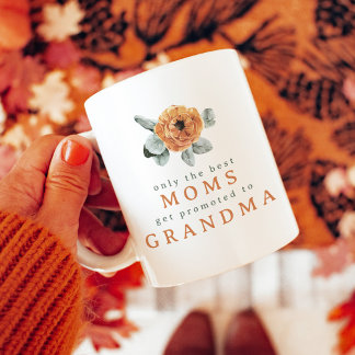 Mug Cute Boho Terracotta Floral Meilleur grand-mère Pr