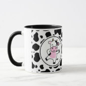 Mug Cute “Bom Dia Muuuuu” Kawaii Cow Design (Gauche)