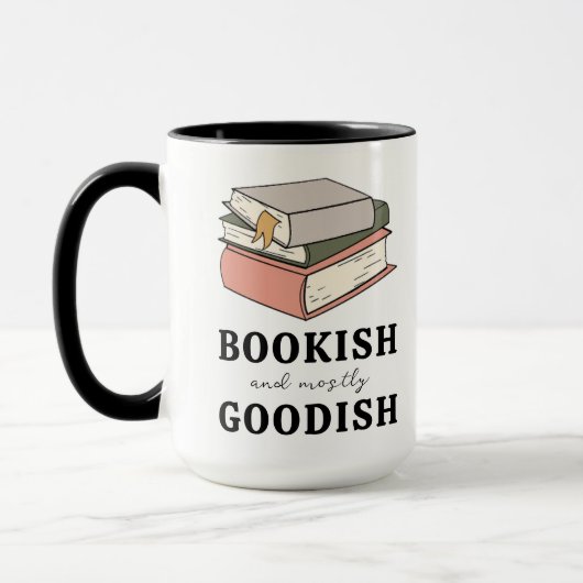 Mug Cute Book Lovers Bookish et surtout goodish (Gauche)