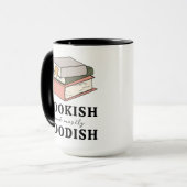 Mug Cute Book Lovers Bookish et surtout goodish (Devant gauche)