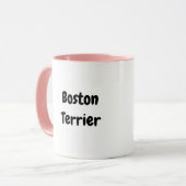 Mug Cute Boston Terrier (Devant gauche)