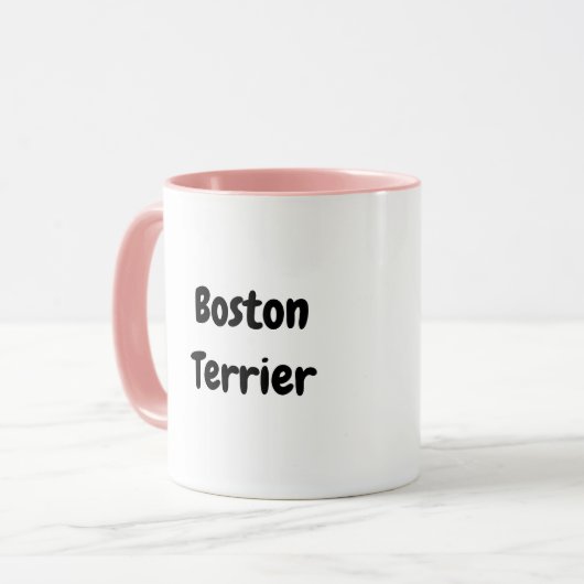 Mug Cute Boston Terrier (Devant gauche)