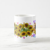 Mug Cute Boston Terrier Amoureux des chiens floral de (Centre)