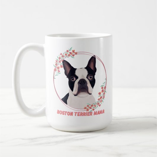 Mug Cute Boston Terrier - Boston Terrier Mama (Gauche)