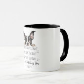 Mug Cute Boston Terrier Chien drôle Personnalisé (Devant droit)