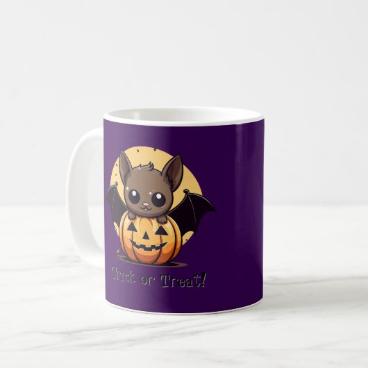 Mug Cute bouchon de chaume d'Halloween (Devant gauche)