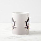Mug Cute boug de pingouin 3D (Centre)