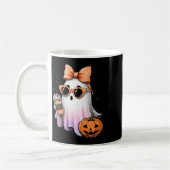 Mug Cute Bougie Ghost Café Citrouille saison Éffrayant (Gauche)