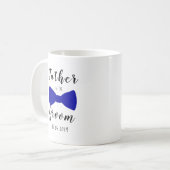 Mug Cute Bow Cravate père de la pièce Personnalisée (Devant gauche)