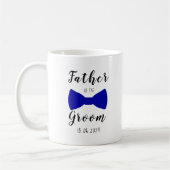 Mug Cute Bow Cravate père de la pièce Personnalisée (Gauche)
