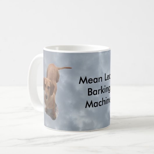 Mug Cute Brown Dachshund Machine à aboyer (Devant gauche)