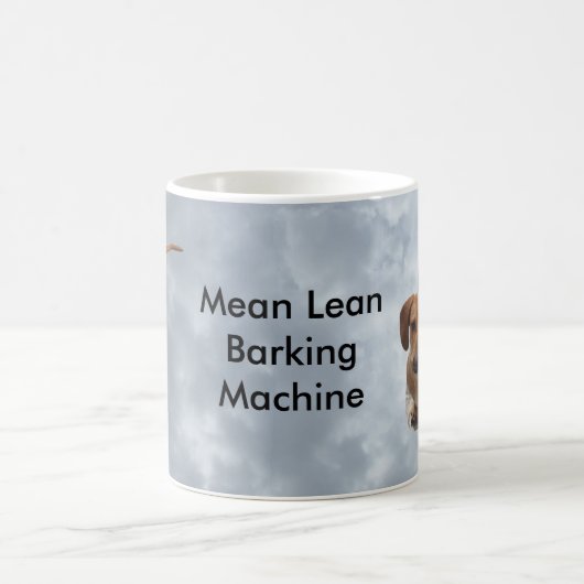 Mug Cute Brown Dachshund Machine à aboyer (Centre)