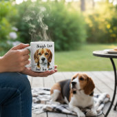 Mug Cute Browns '' Beagle And Tea''
