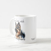 Mug Cute Browns & Blacks Mon Berger à Café (Devant gauche)
