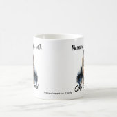 Mug Cute Brows 'Café du matin avec mon berger' (Centre)
