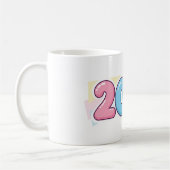 Mug Cute Bubble 2026 Typographie – Pastel Gloss Candy (Gauche)