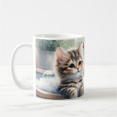 Mug Cute Bubbly Kitten Temps de bain (Gauche)