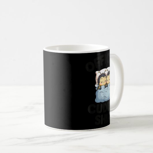 Mug Cute Bumble Bee Couple Cuddle  (Devant droit)